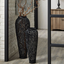Load image into Gallery viewer, Lattice Vase | Black