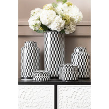 Load image into Gallery viewer, Merlin Ceramic Jar | Geometric Design