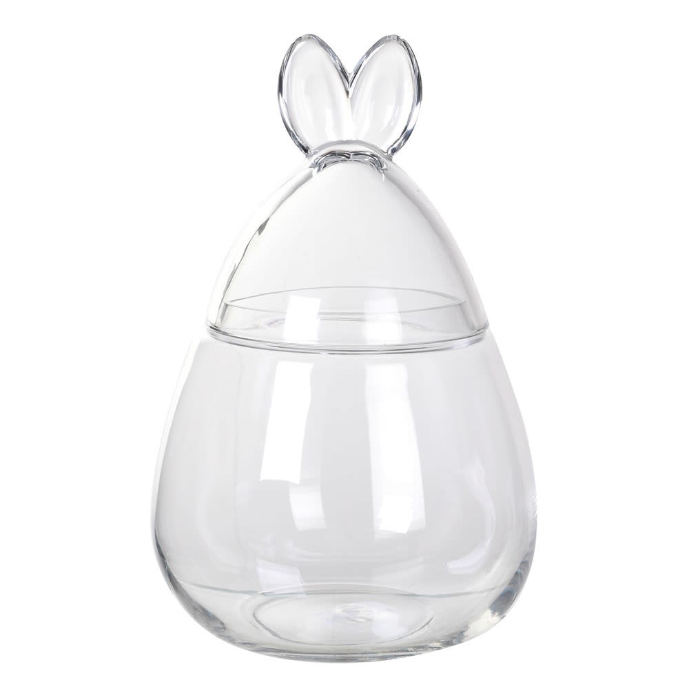 Rabbit Ears Glass Jar