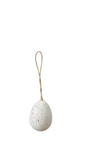 Load image into Gallery viewer, Hanging Speckled White Easter Egg Decorations
