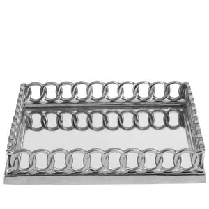 Silver Chain Link Tray