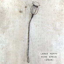 Load image into Gallery viewer, Wire Sprig | Poppy Head
