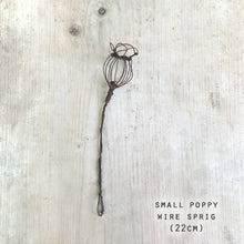 Load image into Gallery viewer, Wire Sprig | Poppy Head
