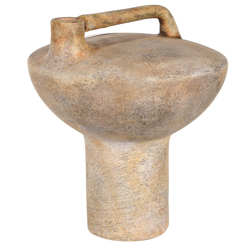 Light Terracotta Pot with Handle