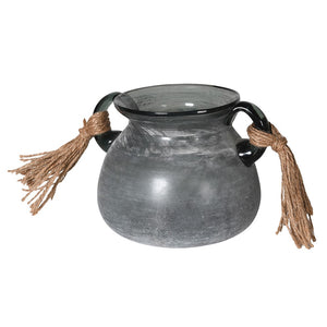 Grey Rustic Urn Vase