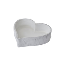 Load image into Gallery viewer, White Ceramic Heart Dishes | Set of Three
