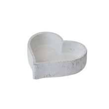 Load image into Gallery viewer, White Ceramic Heart Dishes | Set of Three
