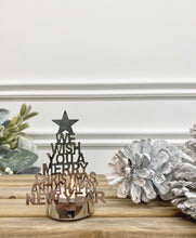 Load image into Gallery viewer, Silver Christmas Tree Candle Holder
