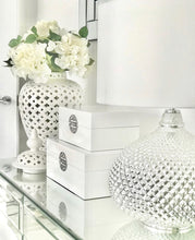Load image into Gallery viewer, White Pierced Ginger Jar
