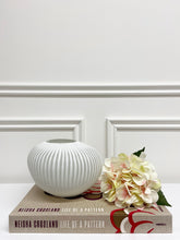 Load image into Gallery viewer, Chelsea Ribbed White Vase
