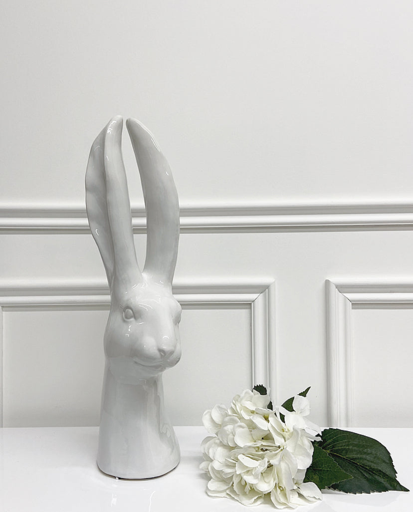 Flopsy White Rabbit Head