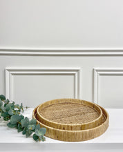 Load image into Gallery viewer, Colonial Round Rattan Tray (Available in Two Sizes)
