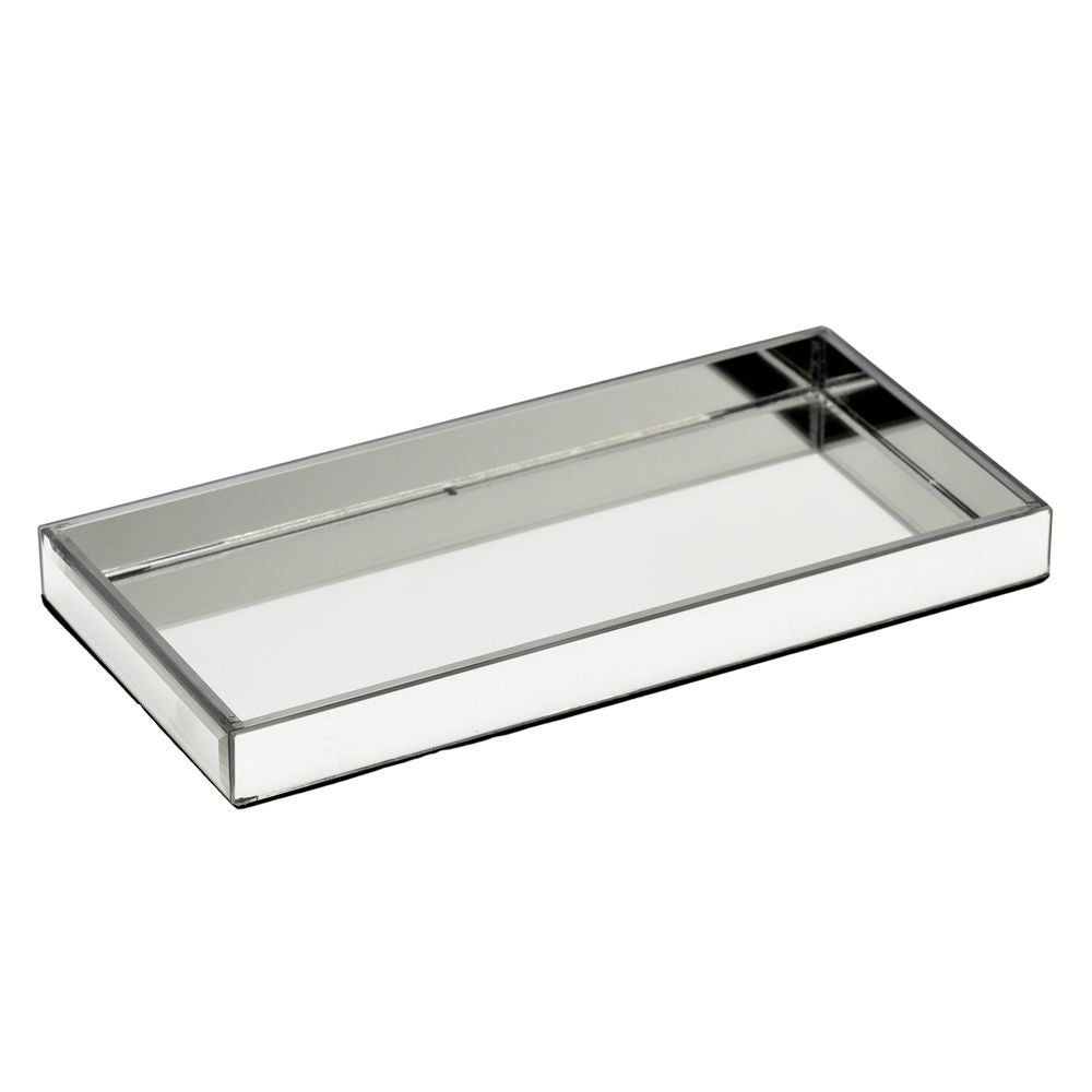 Mirrored Glass Tray