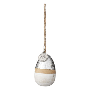 Set of 3 Wooden Easter Egg Decorations