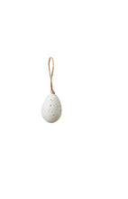 Load image into Gallery viewer, Hanging Speckled White Easter Egg Decorations
