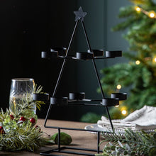Load image into Gallery viewer, Christmas Tree Tealight Holder | Gold or Black
