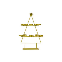 Load image into Gallery viewer, Christmas Tree Tealight Holder | Gold or Black
