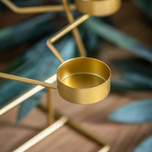 Load image into Gallery viewer, Christmas Tree Tealight Holder | Gold or Black
