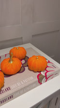 Load and play video in Gallery viewer, Ceramic Pumpkins | Orange
