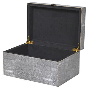 Malvern Box | Faux Shagreen