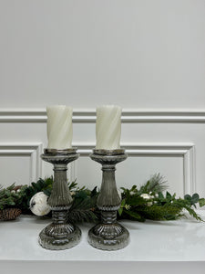 Smoked Midnight Candleholder