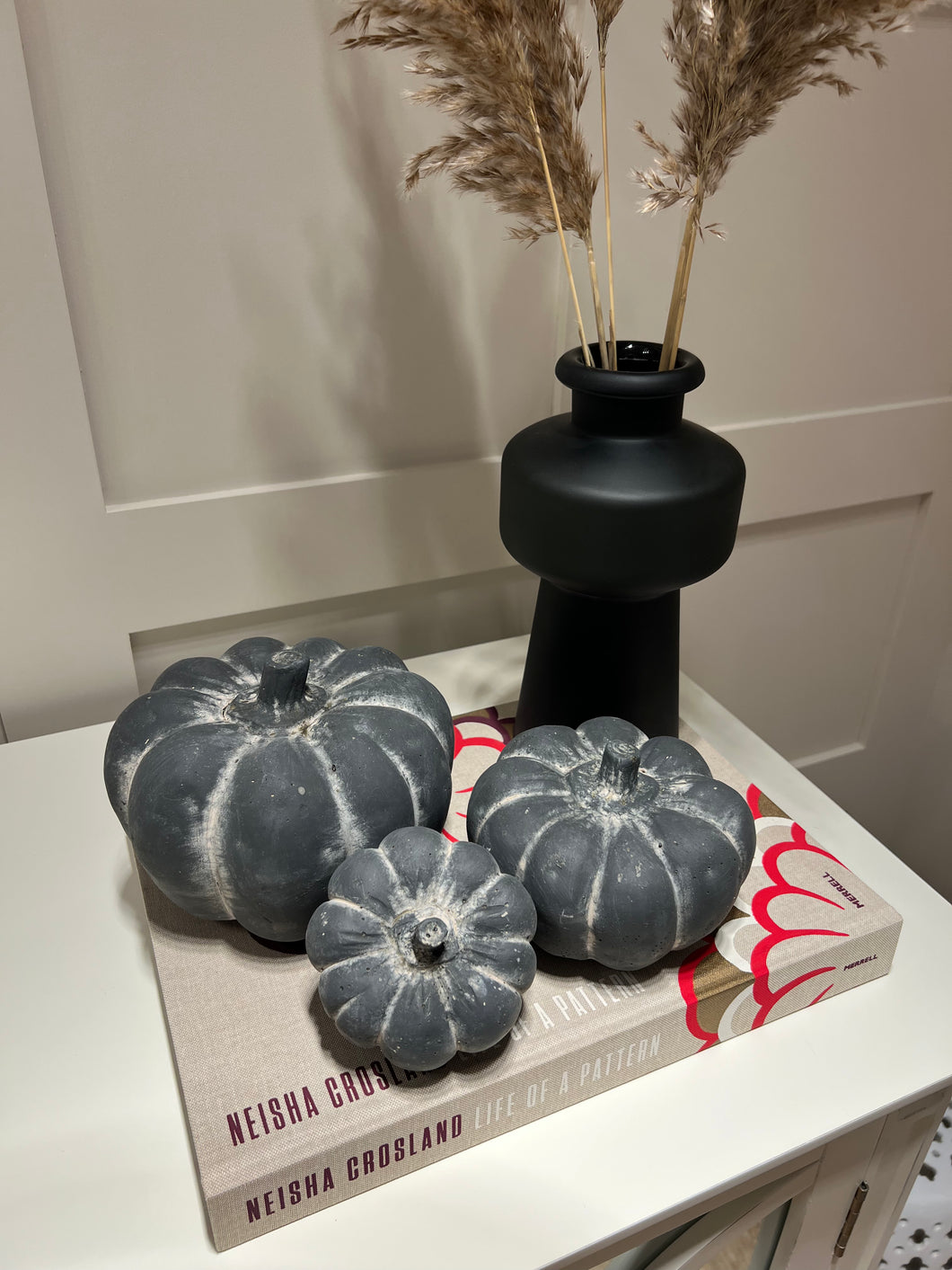 Black Stone Pumpkin (Available in Three Sizes)