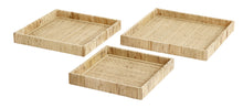 Load image into Gallery viewer, Rattan Trays | Set of 3
