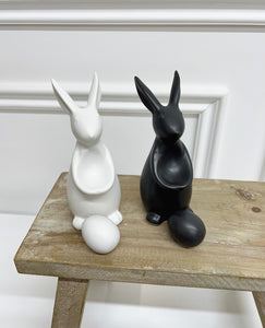Easter Bunny with Egg (Available in Two Colours)