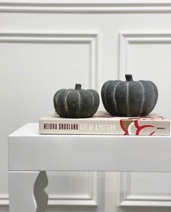 Black Stone Pumpkin (Available in Three Sizes)