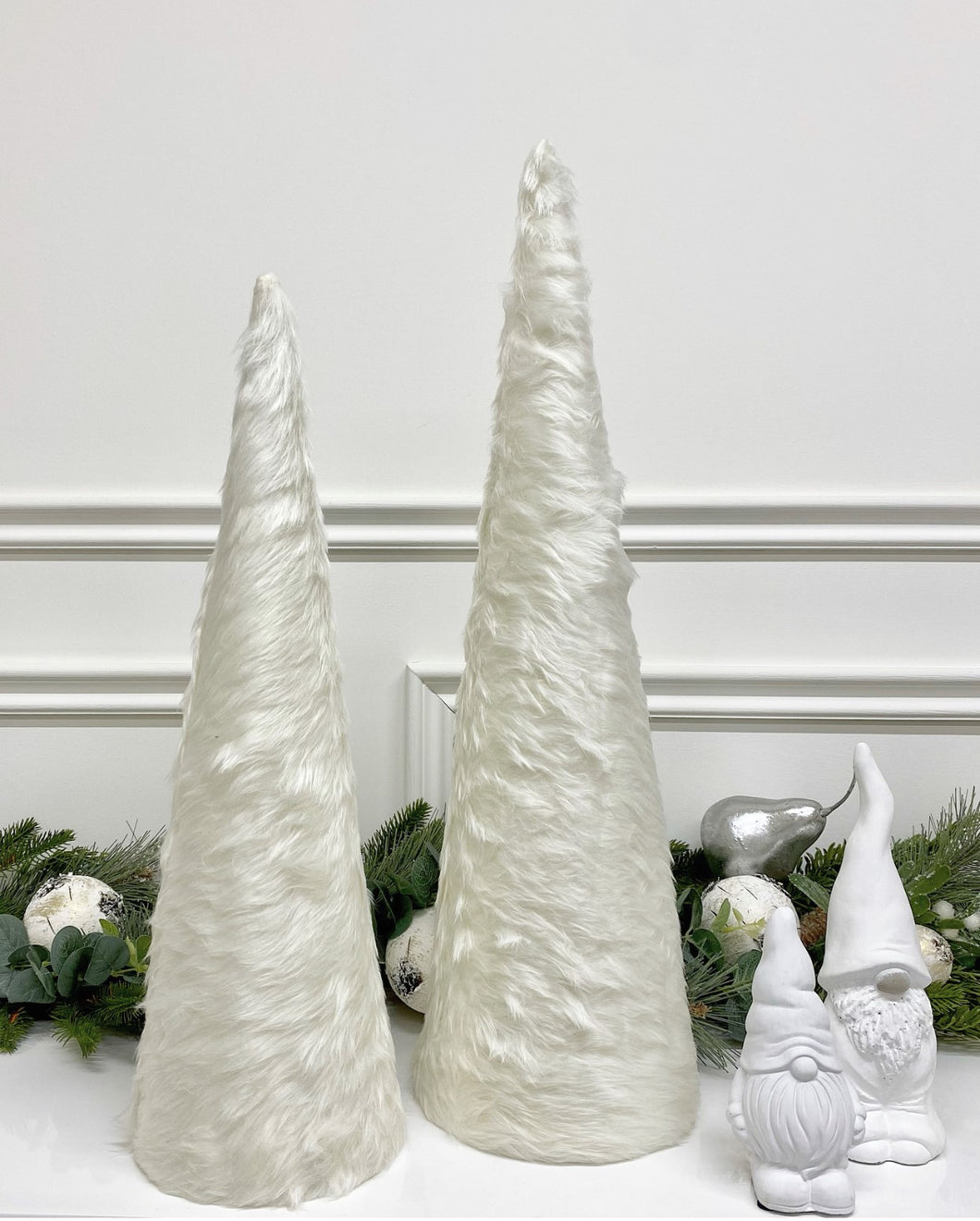 Faux Fur Christmas Trees (Available in Two Sizes)
